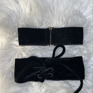 2 Suede Coker necklaces